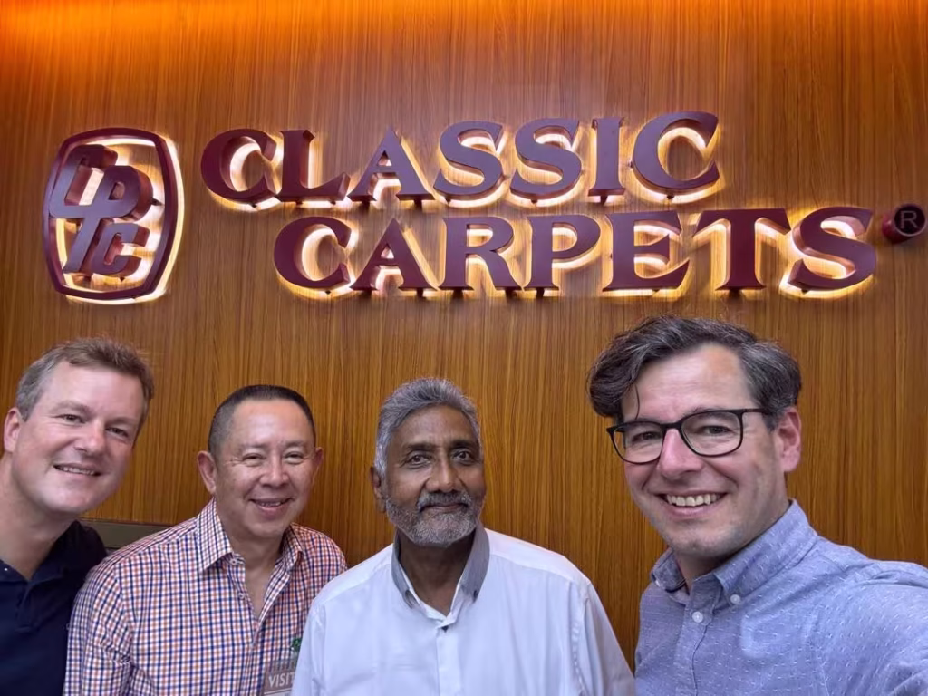 CHROMOJET HSV 400 digital carpet printing machine at PT Classic Prima Carpet in Indonesia