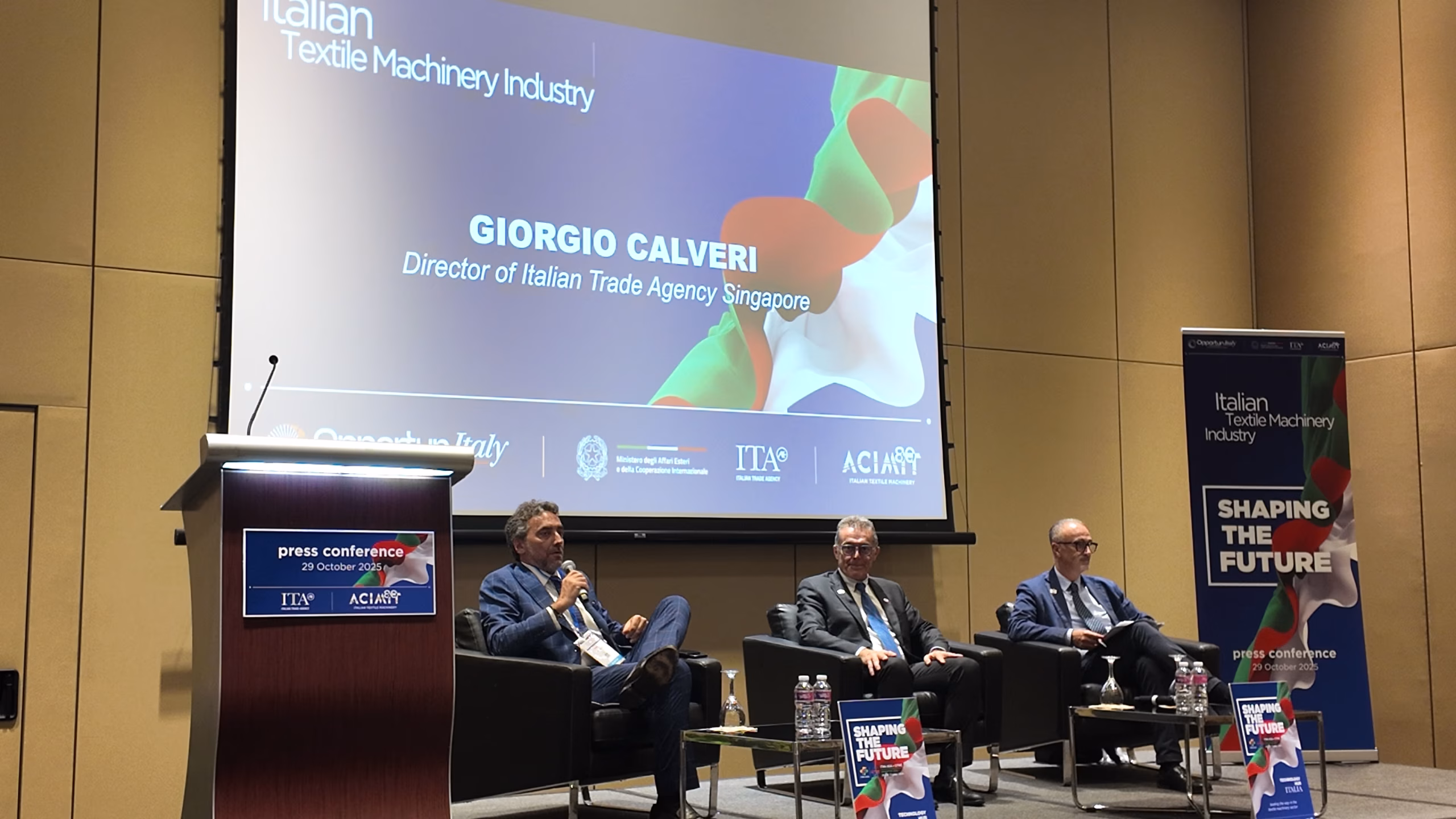 acimit press conference itma asia citme singapore 2025