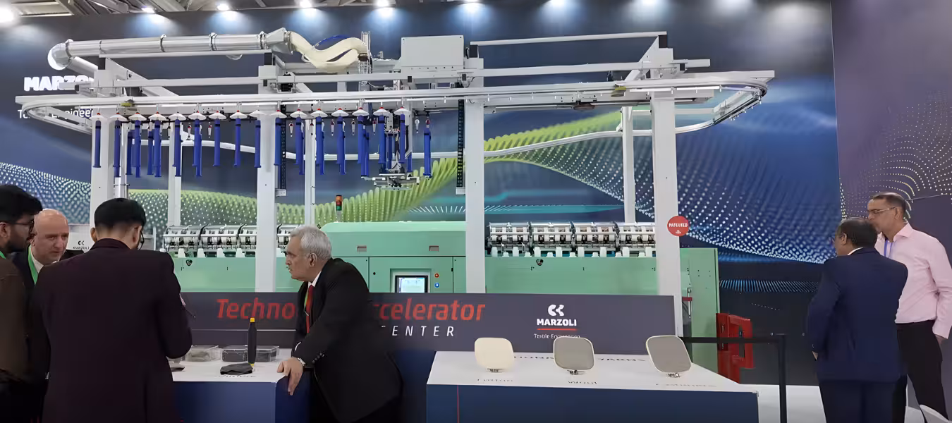 Marzoli booth at itma asia 2025