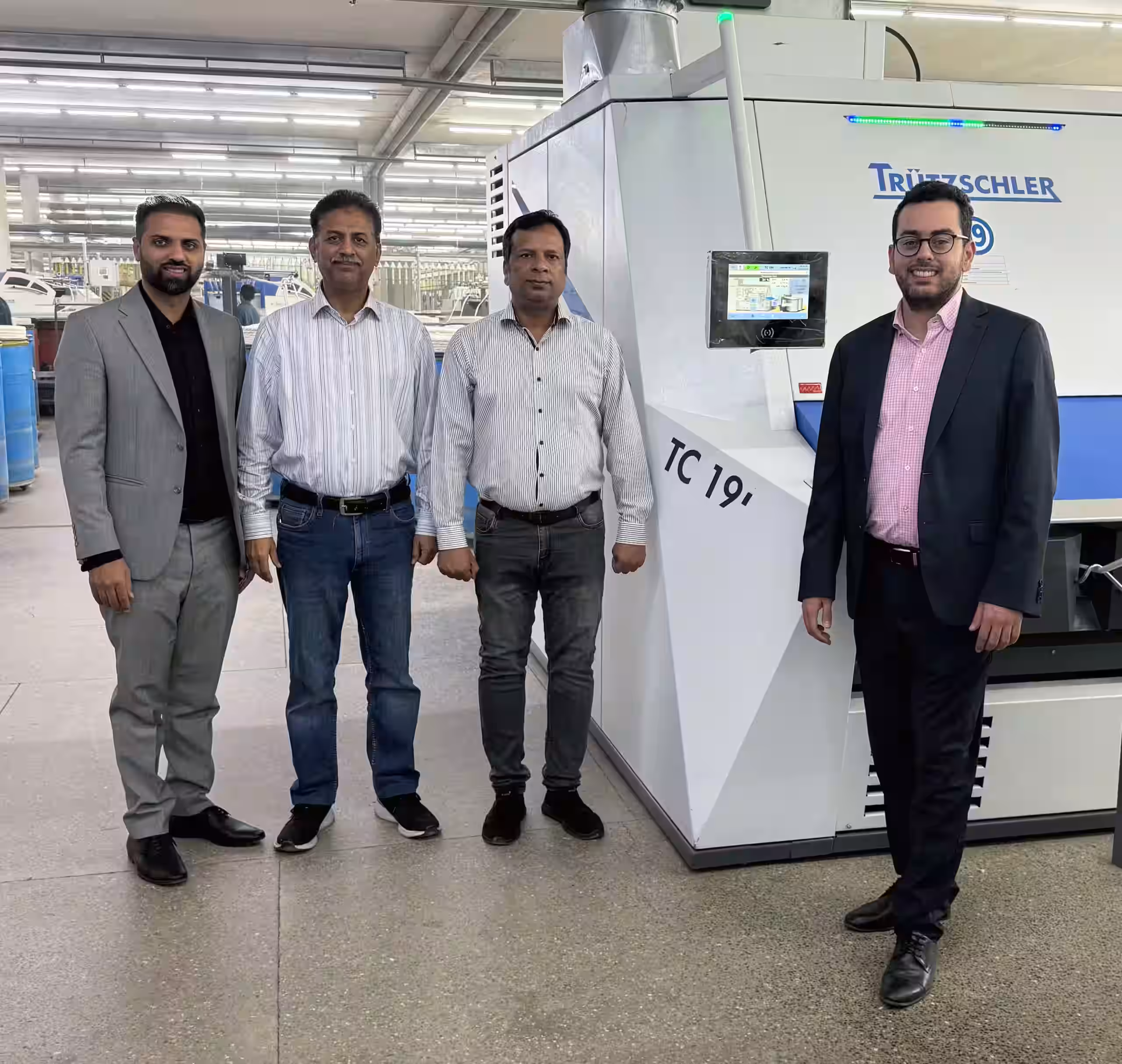 Trützschler GX2 and FGX2 cylinder wires used in carding machines to improve efficiency in Pakistan’s spinning mills