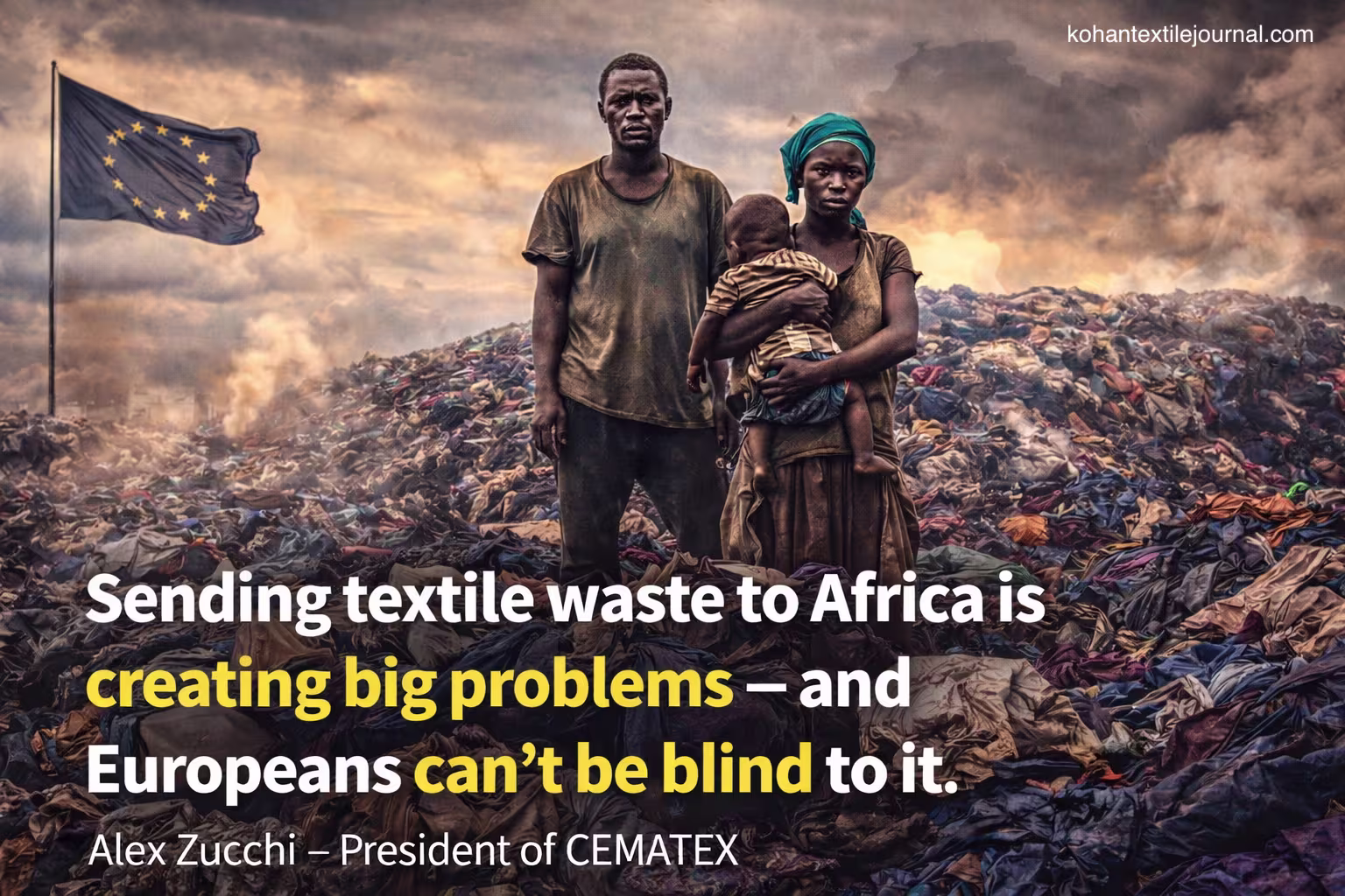 Textile waste burden in Africa