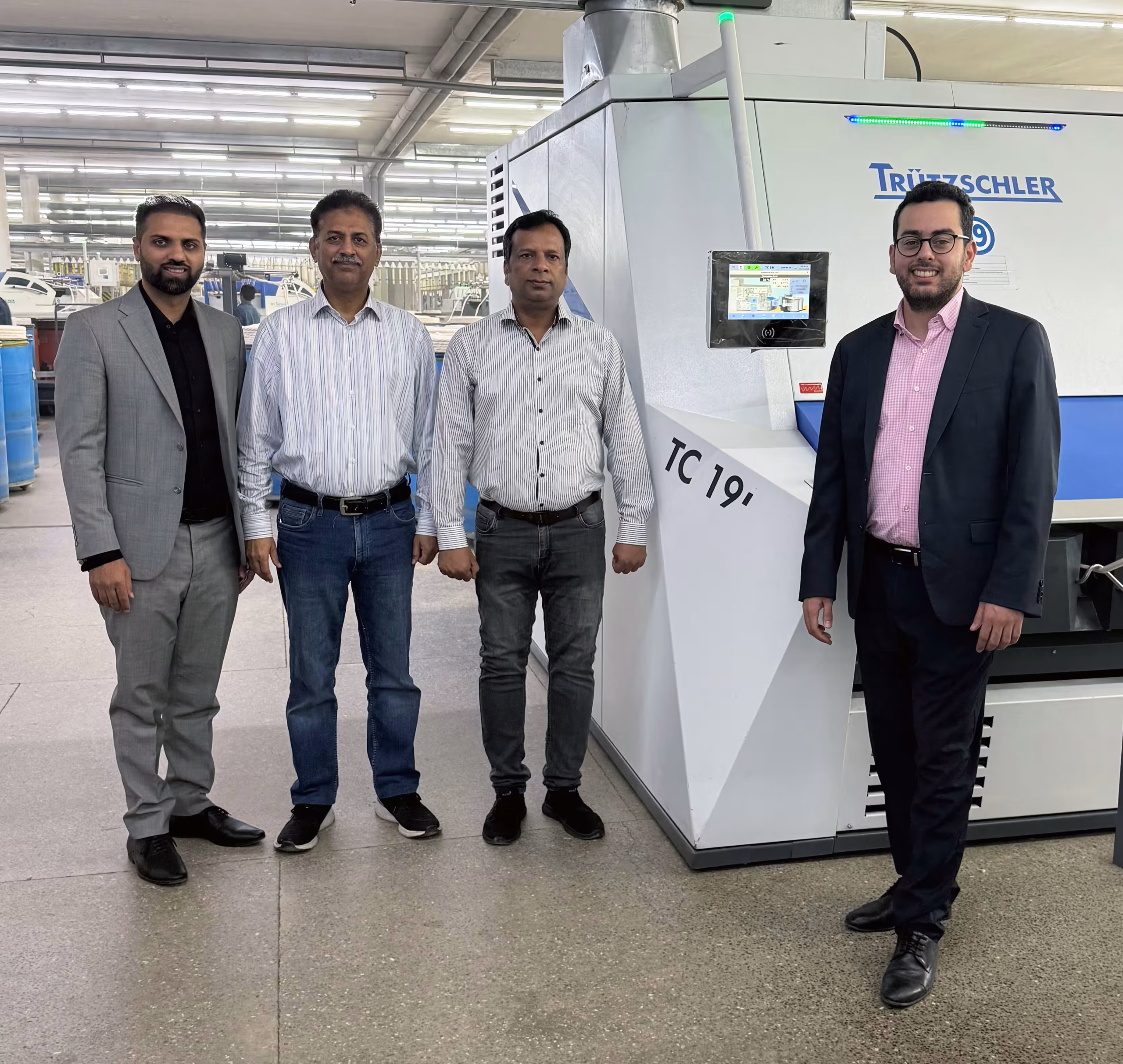 Trützschler GX2 and FGX2 cylinder wires used in carding machines to improve efficiency in Pakistan’s spinning mills