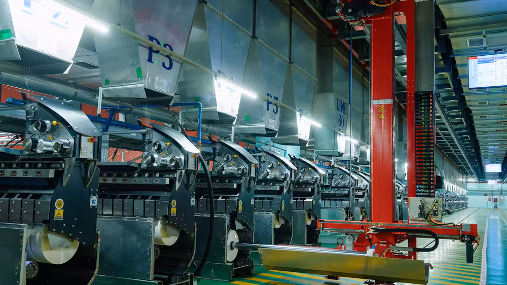 UNITEX Expands Filament Yarn Capacity with Fully Digital Barmag Plant