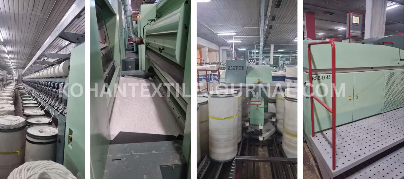 COMPLETE RIETER R60 OPENEND LINE 2014 MODEL 2.160ROTORS FOR SALES