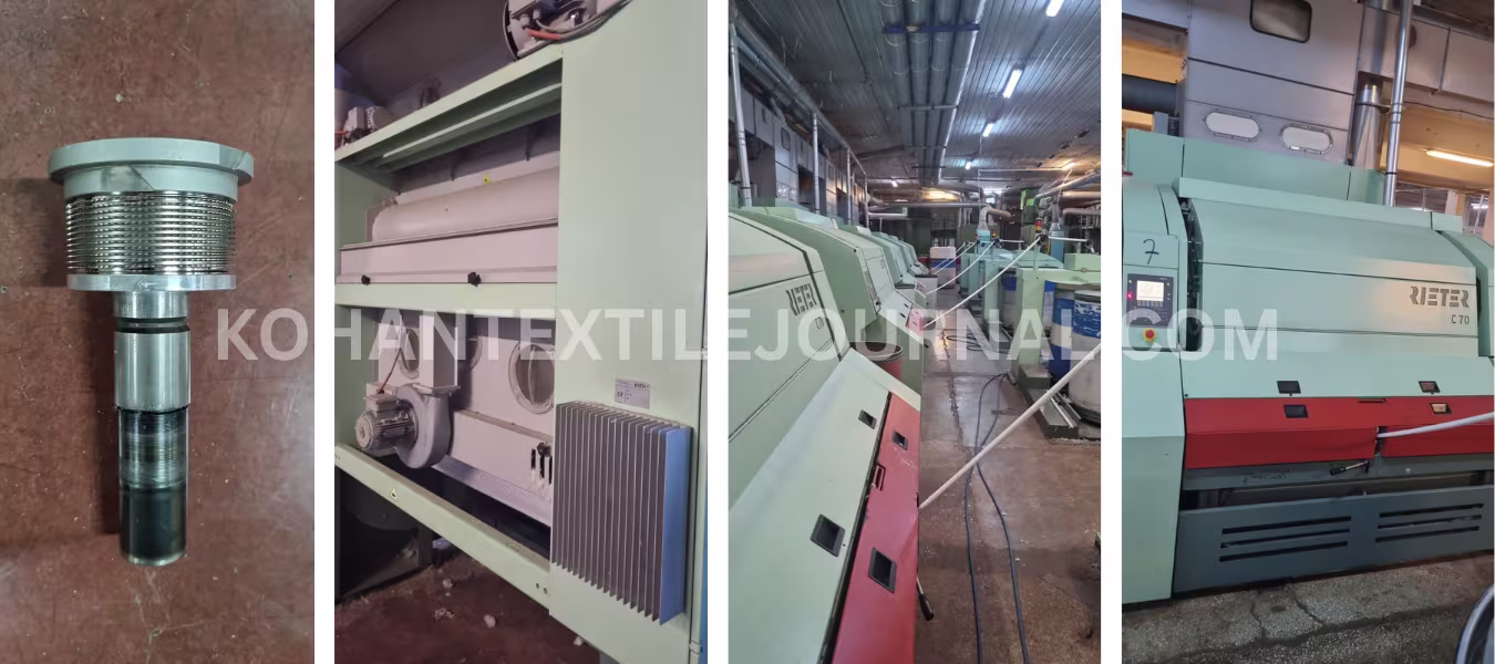COMPLETE RIETER R60 OPENEND LINE 2014 MODEL 2.160ROTORS FOR SALES