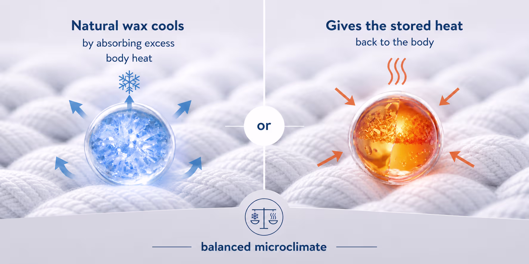 Outlast balanced microclimate