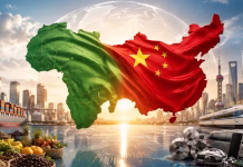 Experts Urge Africa to Leverage China’s Zero Tariff Opportunity Trade concept illustration featuring Africa and China partnership, shipping containers, logistics infrastructure, export trade, and industrial cooperation symbolizing zero tariff opportunities between Africa and China.
