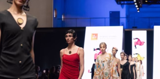 Fashion catwalk at Milano Fashion & Jewels showcasing accessories and fashion collections