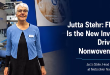 Jutta Stehr: Flexibility Is the New Investment Driver in the Nonwovens Sector Jutta Stehr, Head of Marketing at Trützschler Nonwovens