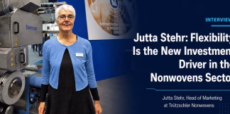 Jutta Stehr, Head of Marketing at Trützschler Nonwovens