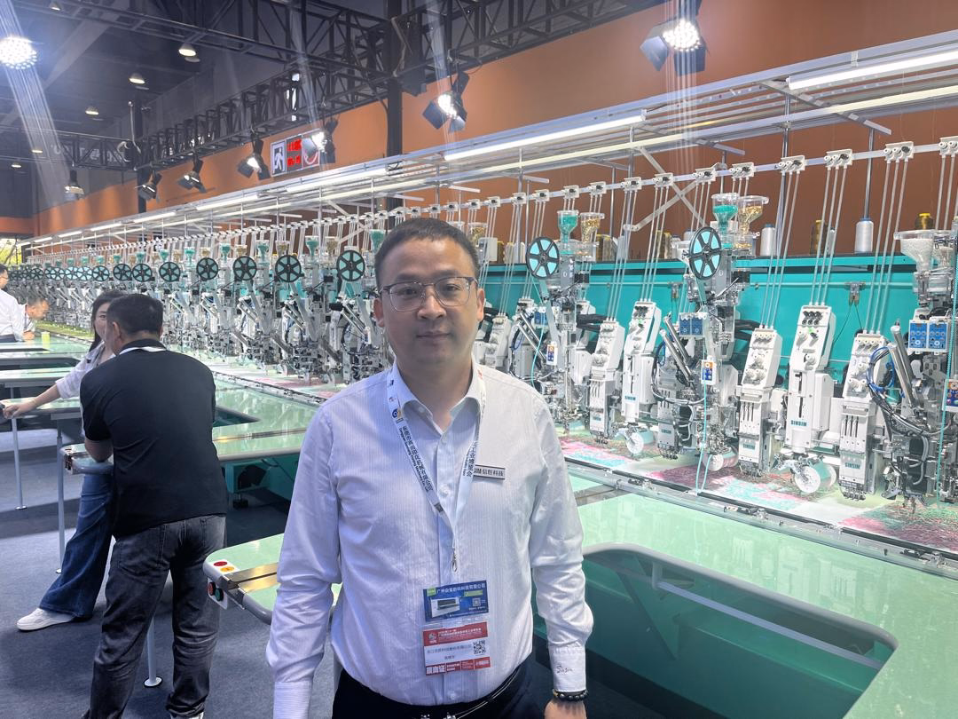 SINSIM AI-powered embroidery technology at ITCPE 2026