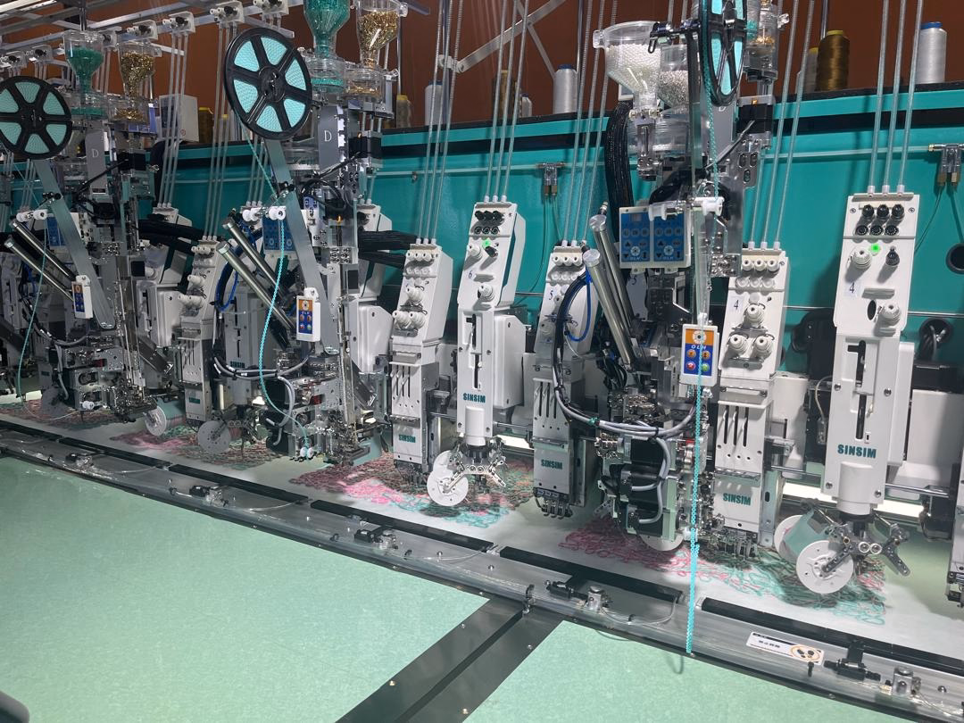 SINSIM AI-powered embroidery technology at ITCPE 2026