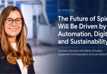 Interview : The Future of Spinning Will Be Driven by Automation, Digitalization and Sustainability Feature image of Maren Schubert interview on the future of spinning, automation, digitalization, sustainability, recycling, nonwovens, and next-generation textile manufacturing