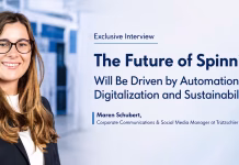 Interview : The Future of Spinning Will Be Driven by Automation, Digitalization and Sustainability Maren Schubert of Trützschler discusses the future of spinning driven by automation, digitalization and sustainability