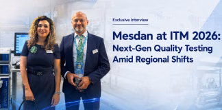 Mesdan representatives at ITM 2026 Istanbul featured in an exclusive interview about next-generation textile quality testing, laboratory equipment, and regional shifts in the textile industry.