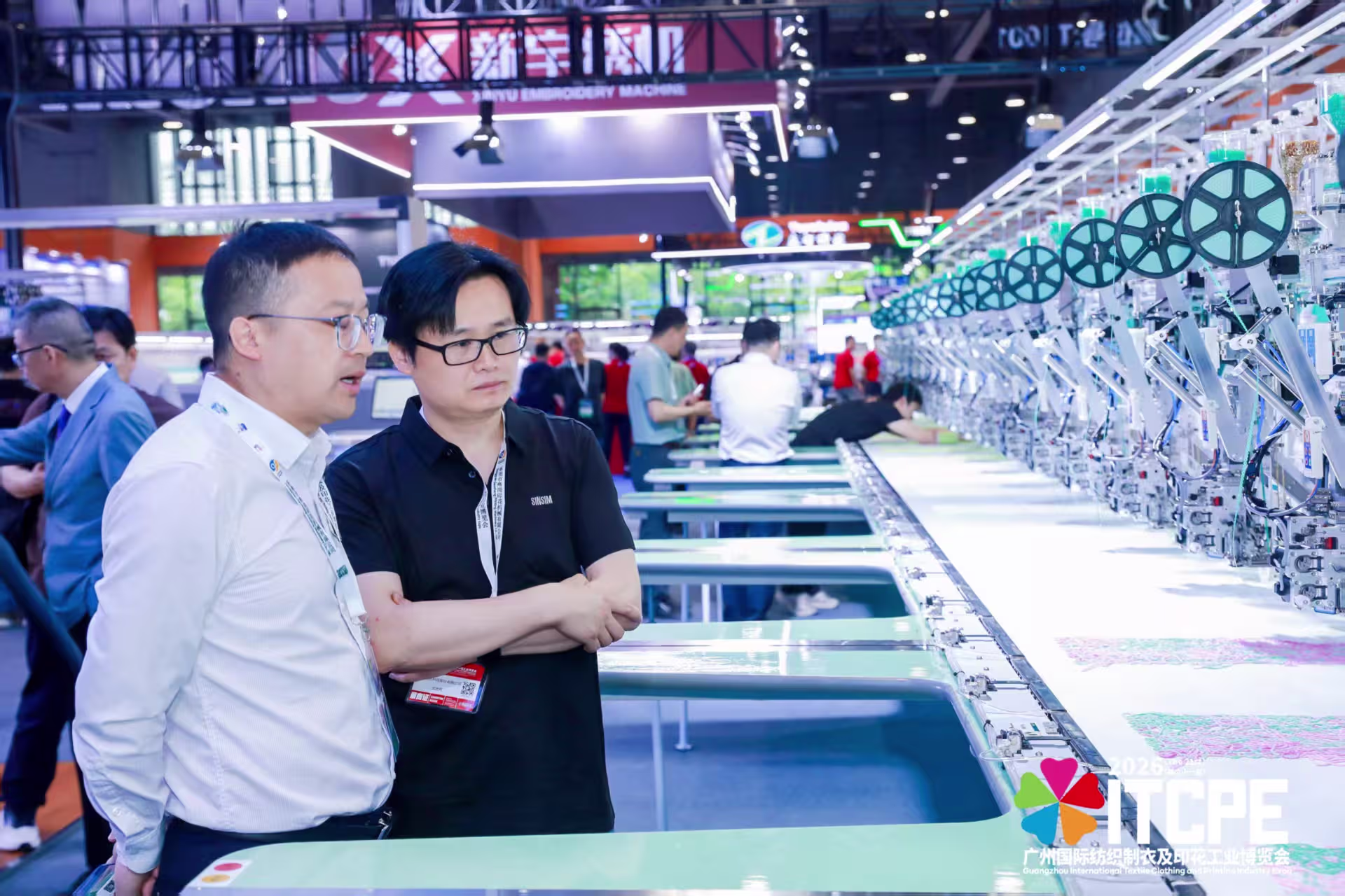 sinsim embroidery machines at ITCPE 20264
