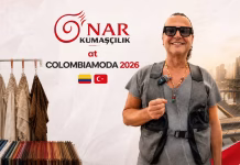 NAR KUMAŞÇILIK Showcases Woven Fabric Expertise and Targets New Markets at Colombiamoda 2026 NAR KUMAŞÇILIK showcasing woven fabrics during Colombiamoda 2026 in Colombia.