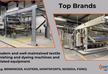 Schoeller Textiles Finishing Plant Machinery Offered for Sale Following Factory Closure Textile finishing machinery from the former Schoeller Textiles factory in Switzerland