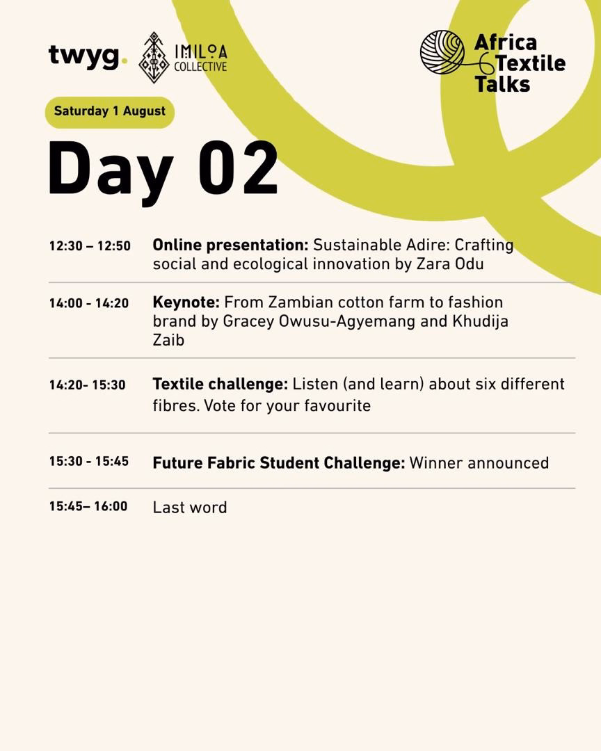Africa Textile Talks 2026 conference in Cape Town focusing on regenerative textiles, circular fashion, sustainable manufacturing, and material innovation across Africa