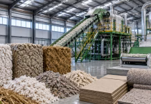 Turkmenistan Opens Textile Waste Recycling Facility to Boost Circular Manufacturing Textile waste recycling facility processing cotton waste and agricultural by-products at Dashoguz Cotton Spinning Mill in Turkmenistan.