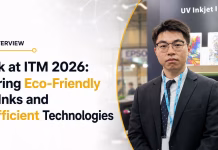 Inkbank at ITM 2026: Pioneering Eco-Friendly Digital Inks and Cost-Efficient Technologies Interview-style news header featuring an Inkbank representative at ITM 2026, highlighting eco-friendly digital textile inks and cost-efficient printing technologies.