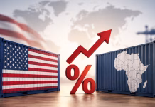 US Proposes New Tariffs on Seven African Countries Over Forced Labour Concerns Conceptual news header showing U.S. and African trade containers with a rising tariff symbol, representing proposed U.S. tariffs on seven African countries over forced labour concerns.