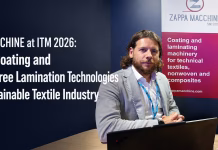 ZAPPA MACCHINE at ITM 2026: Flexible Coating and Solvent-Free Lamination Technologies for a Sustainable Textile Industry Francesco Boris of ZAPPA MACCHINE discussing flexible coating and solvent-free lamination technologies during an interview at ITM 2026 in Istanbul.