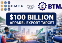 BGMEA and BTMA Unite to Advance Bangladesh’s $100 Billion Apparel Export Target BGMEA and BTMA cooperation supporting Bangladesh Apparel Export Target and textile industry modernization.