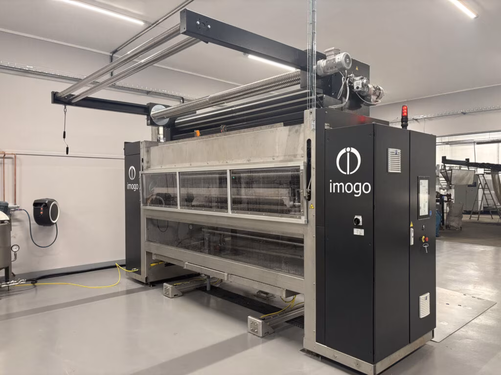 Imogo spray dyeing technology at the new production hub in Sweden