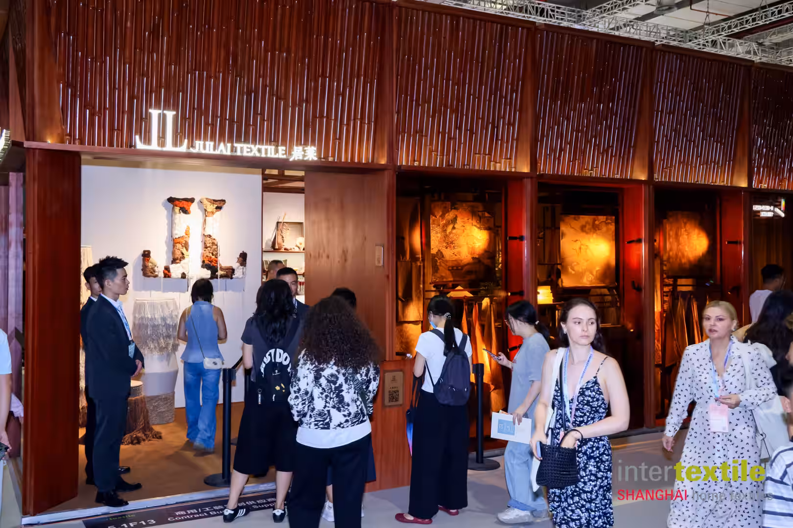 Intertextile Shanghai photo report showing visitors and exhibitors at the 2026 fair