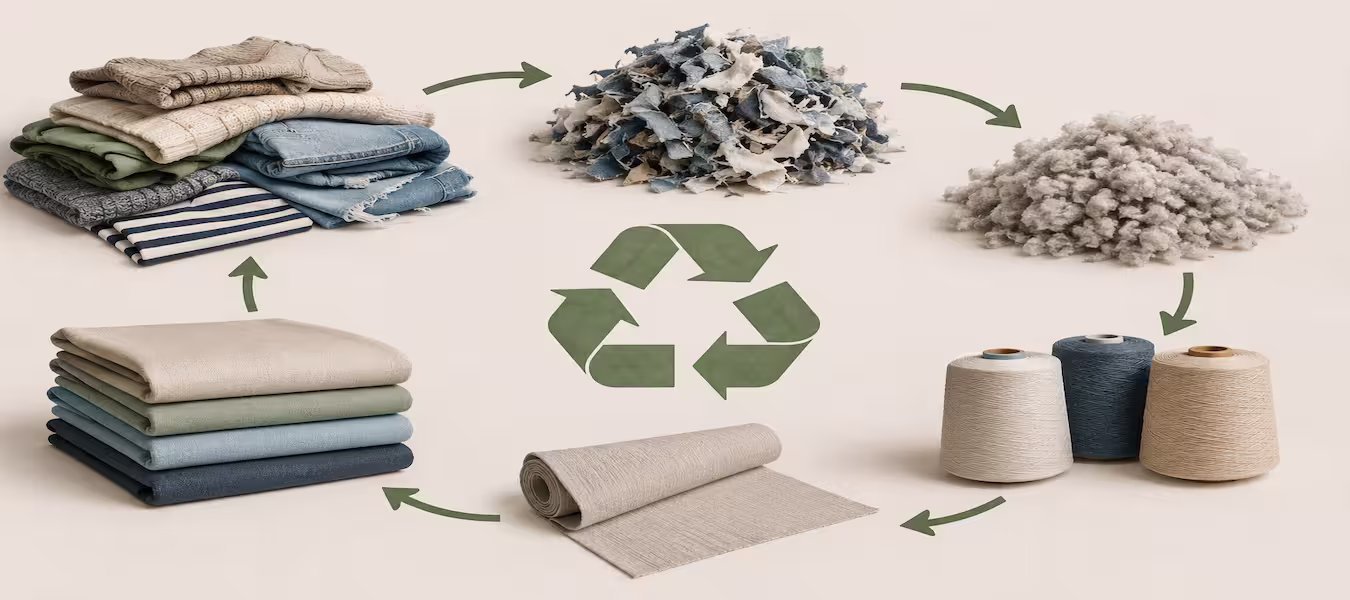 Circular textile production processes supporting Morocco's competitive sustainable textile industry