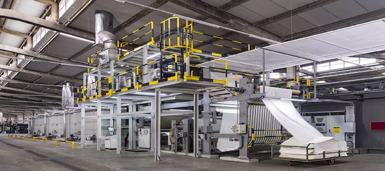 Textile machinery and production technology used in Morocco's textile factories