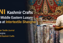 SOZNI Kashmir Crafts Connects Middle Eastern Luxury with China at Intertextile Shanghai SOZNI Kashmir Crafts showcasing handmade carpets and Kashmir shawls at Intertextile Shanghai