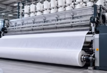 HKS 3-M EL, 330″ – The Output Champion In Its Class KARL MAYER HKS 3-M EL extra-wide warp knitting machine