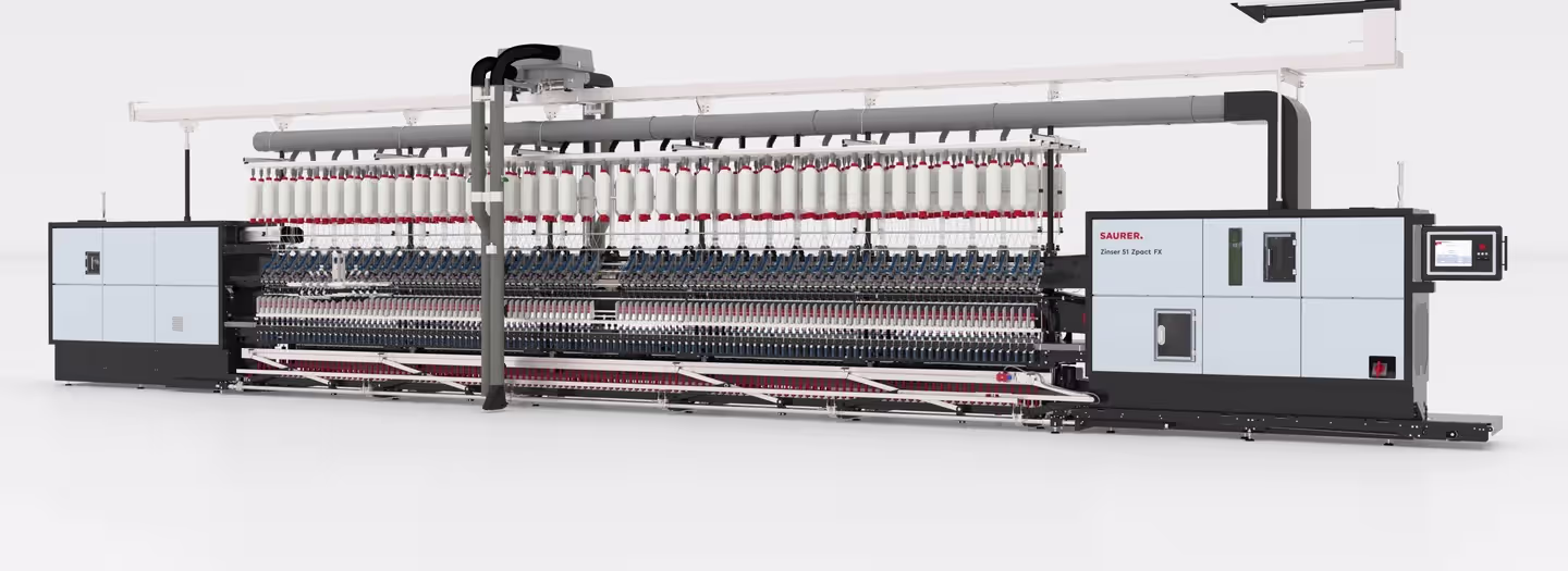 Zinser 51 Zpact FX compact-spinning machine