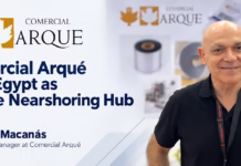 Comercial Arqué Sees Egypt as Textile Nearshoring Hub Juan Macanás of Comercial Arqué discusses textile labelling RFID and Egypt nearshoring