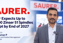 Saurer Expects Up to 120,000 Zinser 51 Spindles in Egypt by End of 2027 Saurer Targets 120,000 Zinser 51 Spindles in Egypt
