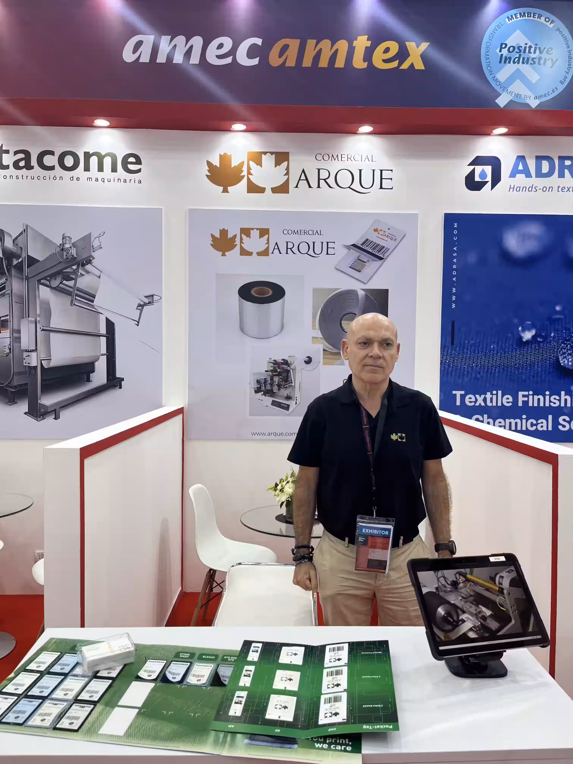 Juan Macanás of Comercial Arqué discusses textile labelling RFID and Egypt nearshoring