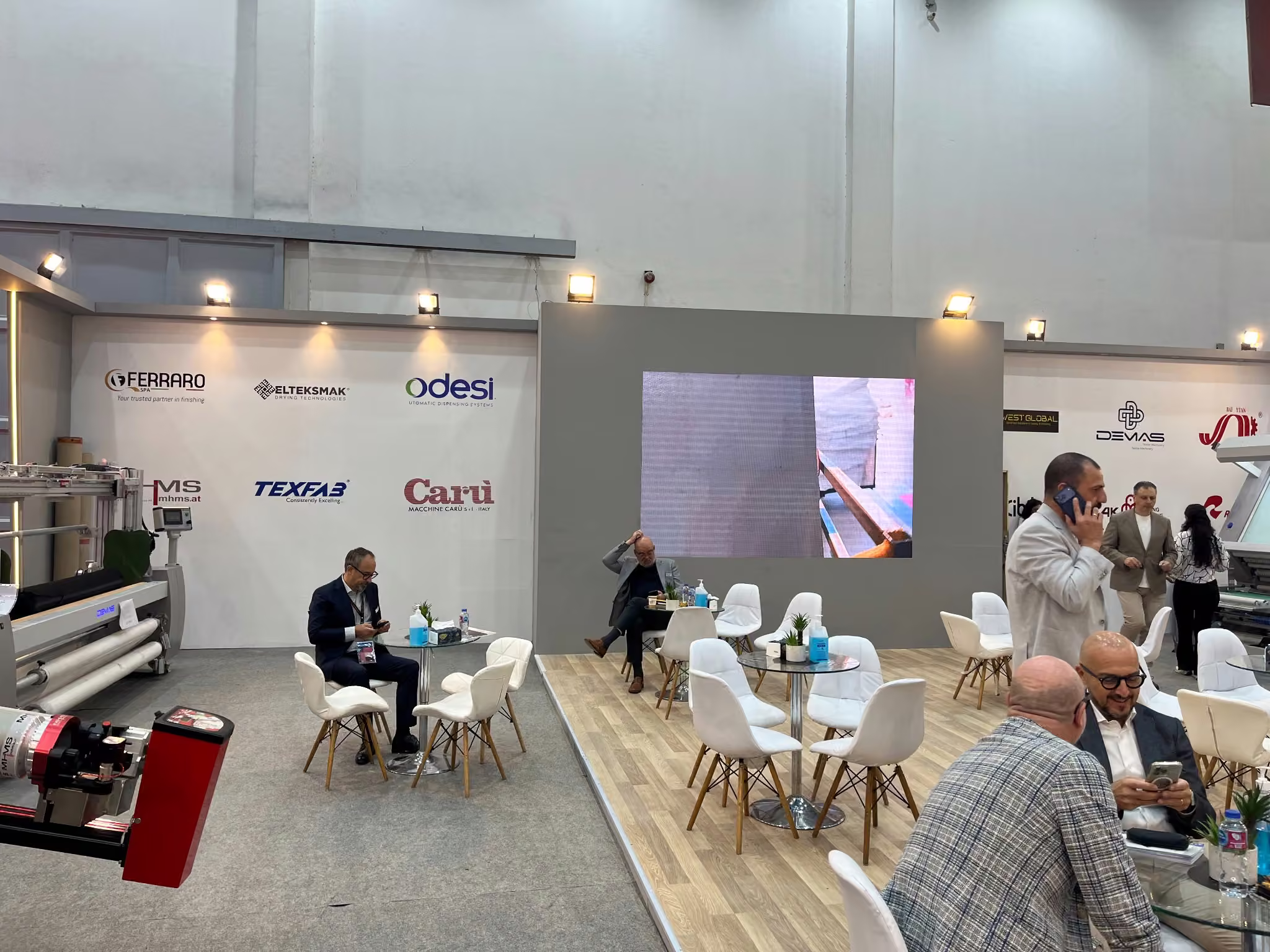 PrimeTex textile machinery partners at Egypt Stitch & Tex
