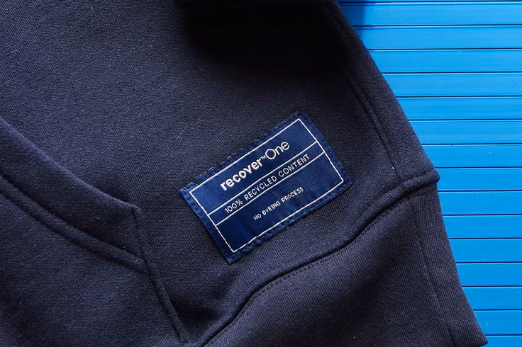 Recover One recycled cotton and polyester fiber blends designed to eliminate downstream overdyeing