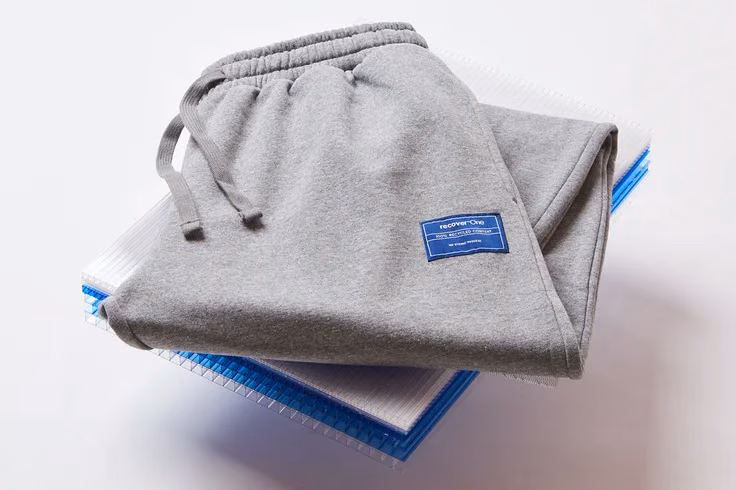 Recover One recycled cotton and polyester fiber blends designed to eliminate downstream overdyeing